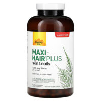 Maxi-Hair Plus, добавка для волос, ногтей и кожи, 360 вегетарианских капсул — Country Life