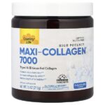 Maxi-Collagen® 7000, порошок, высокоэффективный, без вкусовых добавок, 213 г (7,5 унции) — Country Life