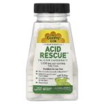 Acid Rescue™, карбонат кальция, мятный вкус, 60 жевательных таблеток — Country Life