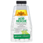 Acid Rescue, карбонат кальция, мята, 220 жевательных таблеток — Country Life