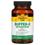 Buffer-C pH Controlled, 500 мг, 120 вегетарианских капсул — Country Life