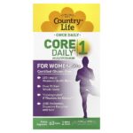 Мультивитамины Core Daily-1 для женщин старше 50 лет, 60 таблеток — Country Life