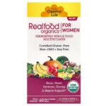 Realfood Organics, мультивитамины для женщин, 60 таблеток, которые легко глотать — Country Life