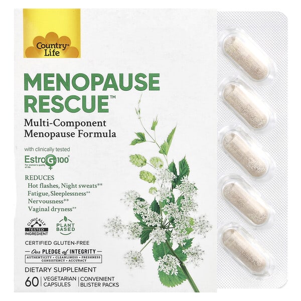 clf50940_v_38.jpg Menopause Rescue™, 60 вегетарианских капсул — Country Life