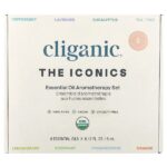 The Iconics, набор эфирных масел для ароматерапии, 8 флаконов по 5 мл (0,17 жидк. унции) — Cliganic — изображение 2