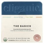 The Basics, набор для ароматерапии с эфирными маслами, набор из 4 предметов — Cliganic — изображение 2