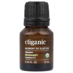 Moment of Elation™, органическое эфирное масло бергамота, 10 мл (0,34 жидк. Унции) — Cliganic