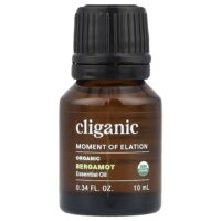 Moment of Elation™, органическое эфирное масло бергамота, 10 мл (0,34 жидк. Унции) — Cliganic