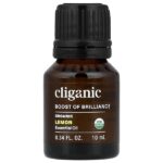 Boost of Brilliance™, эфирное масло, органический лимон, 10 мл (0,34 жидк. Унции) — Cliganic