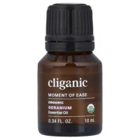 Moment of Ease™, на 100% чистое эфирное масло, герань, 10 мл (0,34 жидк. унции) — Cliganic