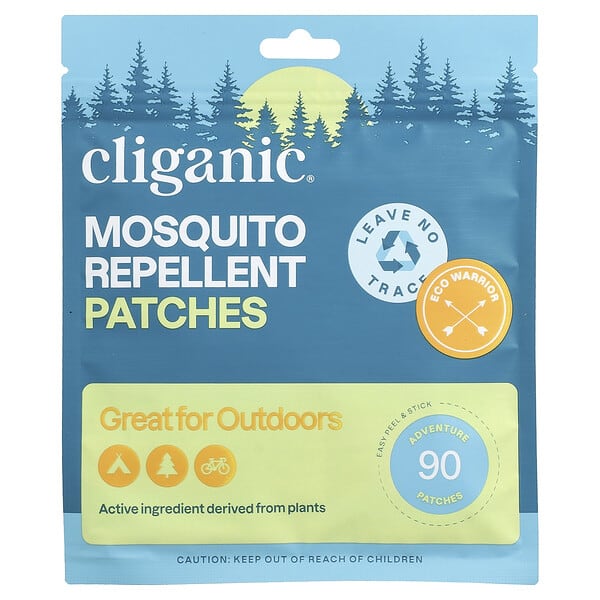 clg56162_v_6.jpg Нашивки с репеллентом от комаров, 90 шт. — Cliganic