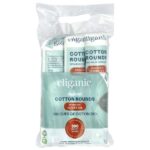 Круглые упаковки из органического хлопка с маслом жожоба, 3 упаковки (100 шт.) — Cliganic — изображение 2