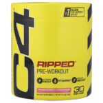 C4 Ripped®, предтренировочный комплекс, со вкусом малинового лимонада, 174 г (6,1 унции) — C4 / Cellucor