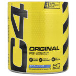 C4® Original, предтренировочный комплекс, со вкусом голубой малины, 360 г (12,7 унции) — C4 / Cellucor