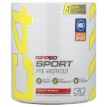 C4® Ripped Sport, предтренировочный комплекс, со вкусом фруктового пунша, 213 г (7,5 унции) — C4 / Cellucor