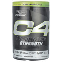 C4 Ultimate Strength, предтренировочный комплекс, кислое зеленое яблоко, 558 г (1,23 фунта) — C4 / Cellucor
