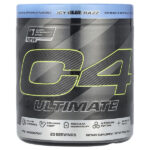 C4® Ultimate, предтренировочная добавка, со вкусом голубой малины, 400 г (14,1 унции) — C4 / Cellucor