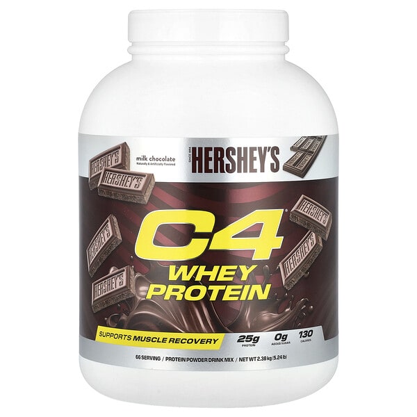 cll13583_v_8.jpg C4® Whey Protein, молочный шоколад Hershey, 2,38 кг (5,24 фунта) — C4 / Cellucor
