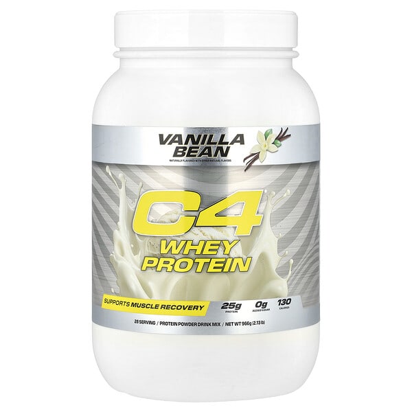 cll13587_v_8.jpg C4® Whey Protein, ваниль, 966 г (2,13 фунта) — C4 / Cellucor