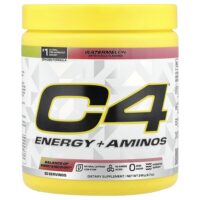 C4® Energy + Aminos, со вкусом арбуза, 246 г (8,7 унции) — C4 / Cellucor