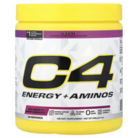 C4® Energy + Aminos, со вкусом винограда, 246 г (8,7 унции) — C4 / Cellucor