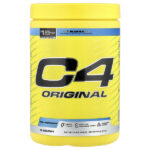 C4® Original, предтренировочный комплекс, со вкусом голубой малины, 445 г (15,7 унции) — C4 / Cellucor