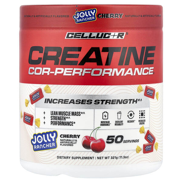 cll13766_v_8.jpg COR-Performance®, креатин Jolly Rancher, вишня, 321 г (11,3 унции) — C4 / Cellucor