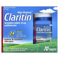 Non-Drowsy, лоратадин в таблетках, 10 мг, 70 таблеток — Claritin