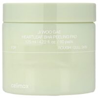Ji Woo GAE Heartleaf BHA, пилинг-диск, 60 шт., 125 мл (4,22 жидк. унции) — Celimax