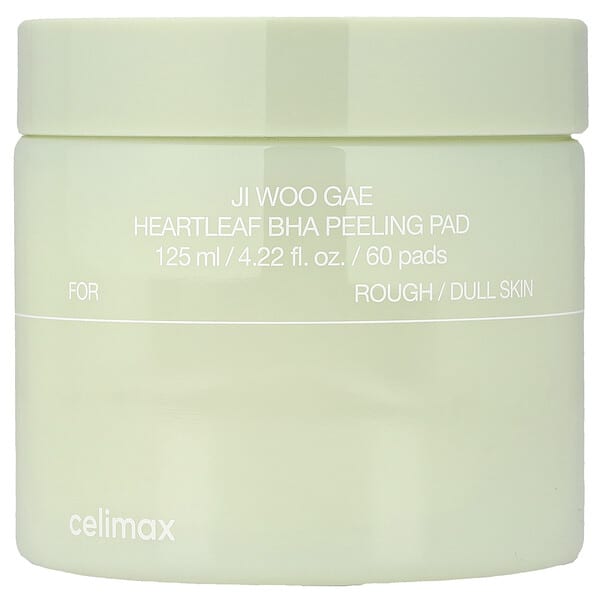 clx99261_v_37.jpg Ji Woo GAE Heartleaf BHA, пилинг-диск, 60 шт., 125 мл (4,22 жидк. унции) — Celimax
