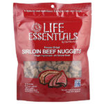Life Essentials, сублимированные говяжьи наггетсы, для кошек и собак, 170 г (6 унций) — Cat-Man-Doo