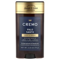 Дезодорант и антиперспирант, пало санто, 75 г (2,65 унции) — Cremo