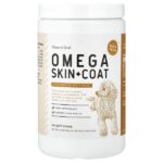 Omega Skin + Coat, с незаменимыми жирными кислотами, для собак и кошек, 180 жевательных таблеток, 513 г (18 унций) — Chew + Heal
