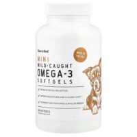мини-капсулы омега-3 дикого улова, для собак и кошек, 180 капсул — Chew + Heal