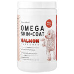 Omega Skin + шерсти, для собак и кошек, со вкусом лосося, 180 жевательных таблеток, 513 г (18 унций) — Chew + Heal