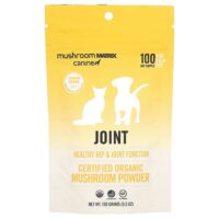 Joint, сертифицированный органический грибной порошок, для домашних животных весом 25 фунтов, для собак и кошек, 100 г (3,57 унции) — Mushroom Matrix Canine