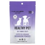 Healthy Pet, сертифицированный органический грибной порошок, для домашних животных, 9 кг (25 фунтов), для собак и кошек, 100 г (3,5 унции) — Mushroom Matrix Canine