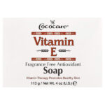 кусковое мыло с витамином Е, без отдушки, 113 г (4 унции) — Cococare