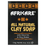 Africare®, полностью натуральное мыло из глины, с оливковым маслом и маслом ши, 110 г (4 унции) — Cococare
