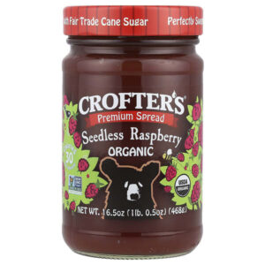 органический премиальный спред, малина без косточек, 468 г — Crofter's Organic