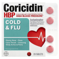 От простуды и гриппа, 20 таблеток — Coricidin HBP