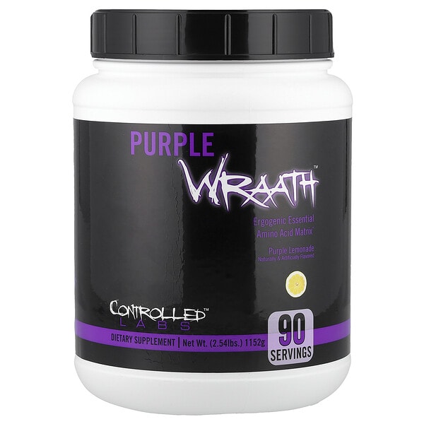 col00148_v_39.jpg Purple Wraath™, со вкусом фиолетового лимонада, 1152 г (2,54 фунта) — Controlled Labs