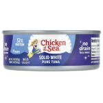Цельный белый чистый тунец, 113 г (4 унции) — Chicken of the Sea