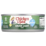 легкие кусочки тунца, в воде, 142 г (5 унций) — Chicken of the Sea
