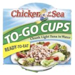 To-Go-Cups, кусочки легкого тунца в воде, 2 стакана по 2,8 унции — Chicken of the Sea