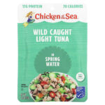 Дикий светлый тунец в родниковой воде, 70 г (2,5 унции) — Chicken of the Sea