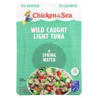Дикий светлый тунец в родниковой воде, 70 г (2,5 унции) — Chicken of the Sea