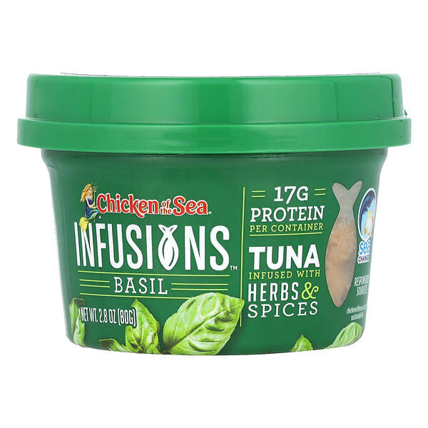 cos00550_v_36.jpg Infusions, дикий тунец, базилик, 80 г (2,8 унции) — Chicken of the Sea