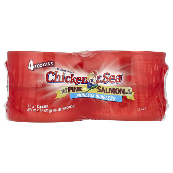 cos70035_v_31.jpg Горбуша в воде с кусочками, 4 банки по 142 г (5 унций) — Chicken of the Sea