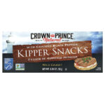 Kipper Snacks с треснутым черным перцем, 92 г (3,25 унции) — Crown Prince Natural